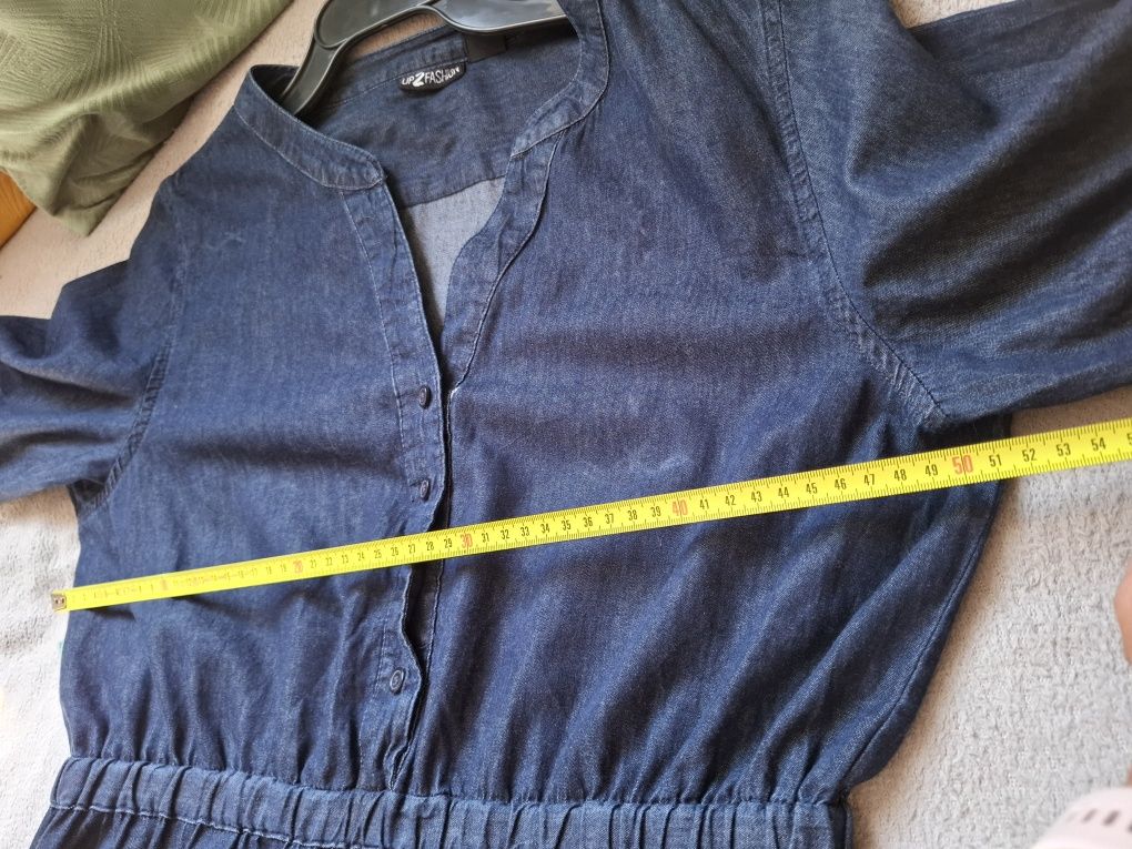 Up2Fashion rozm.42 sukienka jeansowe odcinana pod biustem