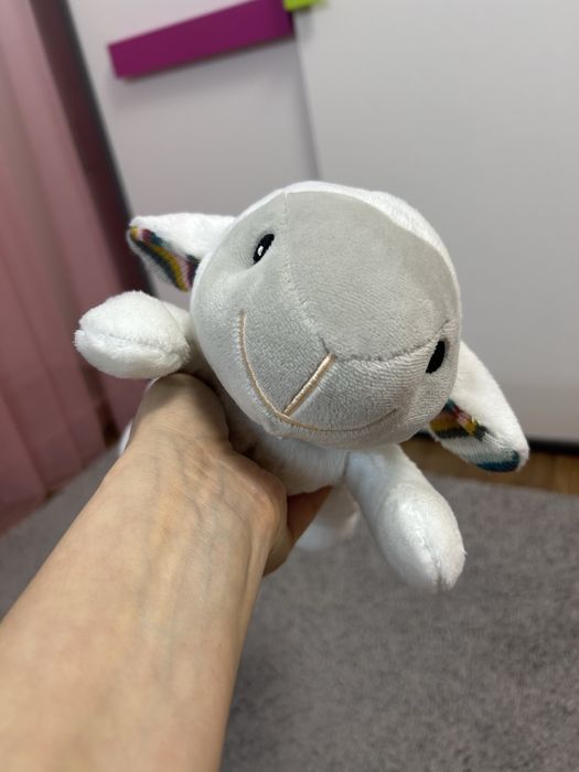 Мʼяка іграшка Zazu баранчик, білий шум