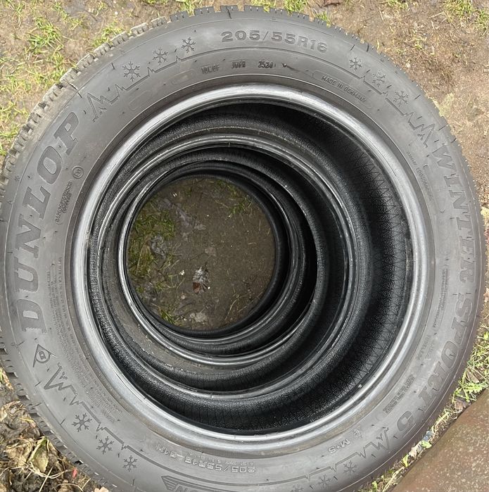 Резина,шини зима DUNLOP 9,1 мм НОВА