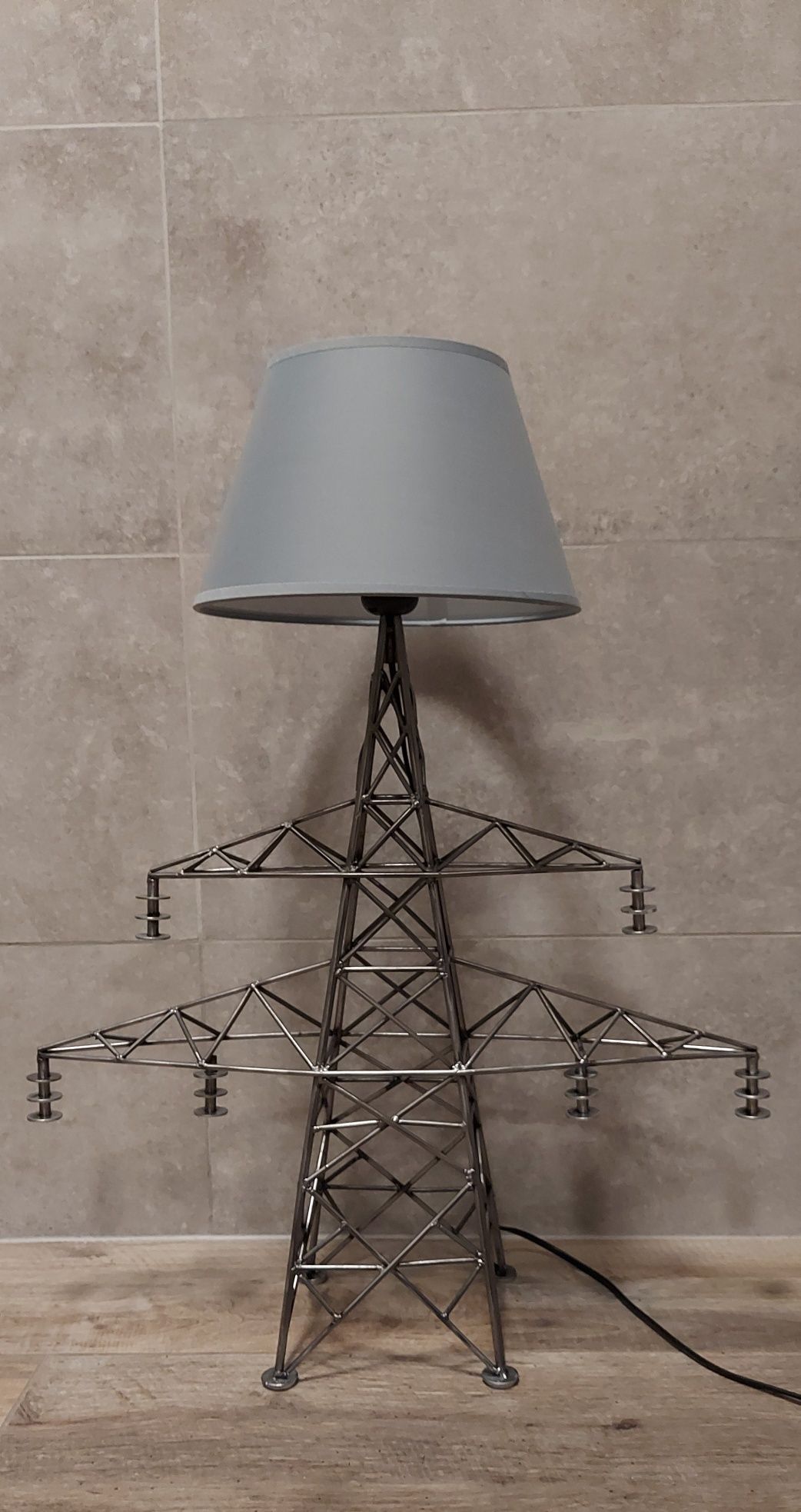 Lampa słup energetyczny hand made loft design lamp