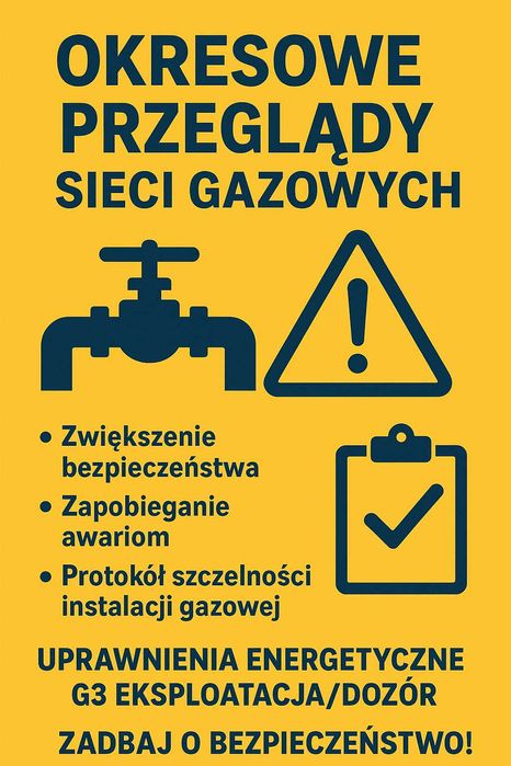 Coroczne okresowe przeglądy instalacji gazowych
