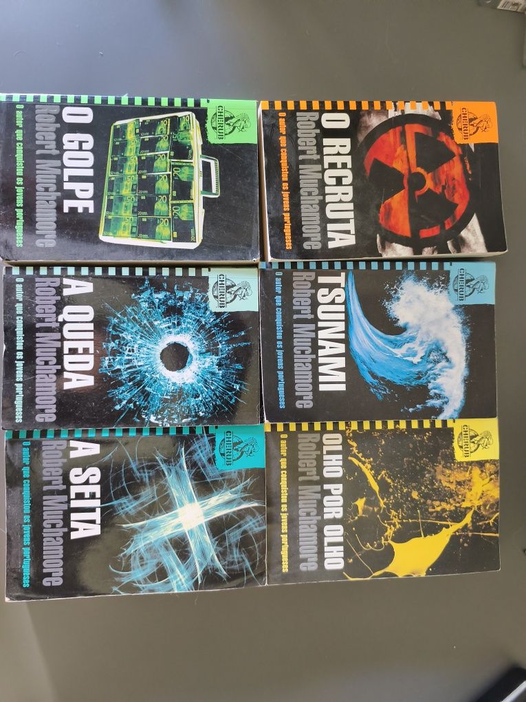 Livros cherub vol 1,4,5,6,7,12