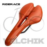 Велосипедне сідло RIDERACE, анатомічне, амортизаційне, шосейне