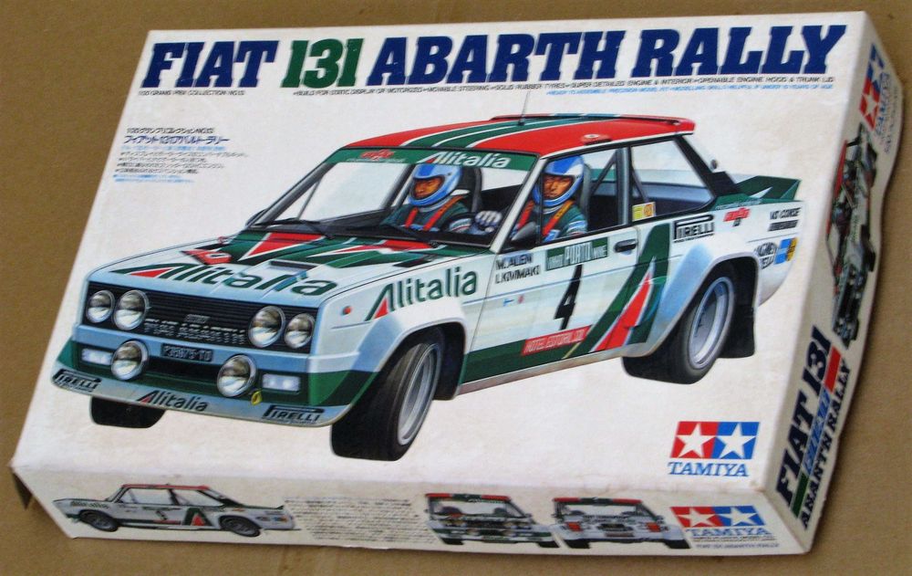 Fiat 131 Abarth Vencedor Rally de Portugal 1/20 Tamiya