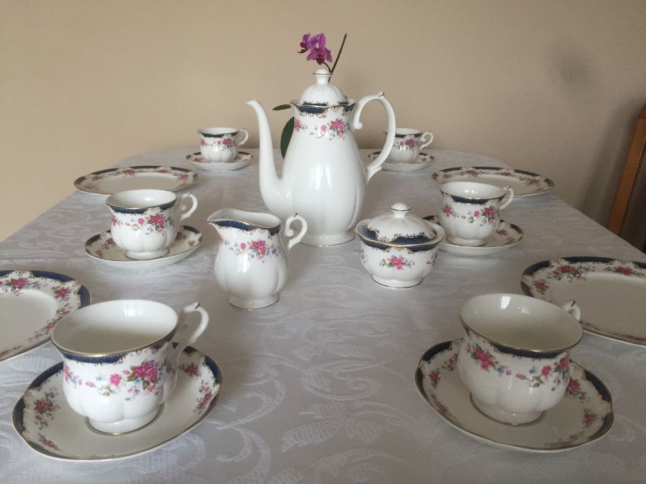 Ekskluzywna porcelana Zepter dla 12 osób (zestaw obiadowy i kawowy)