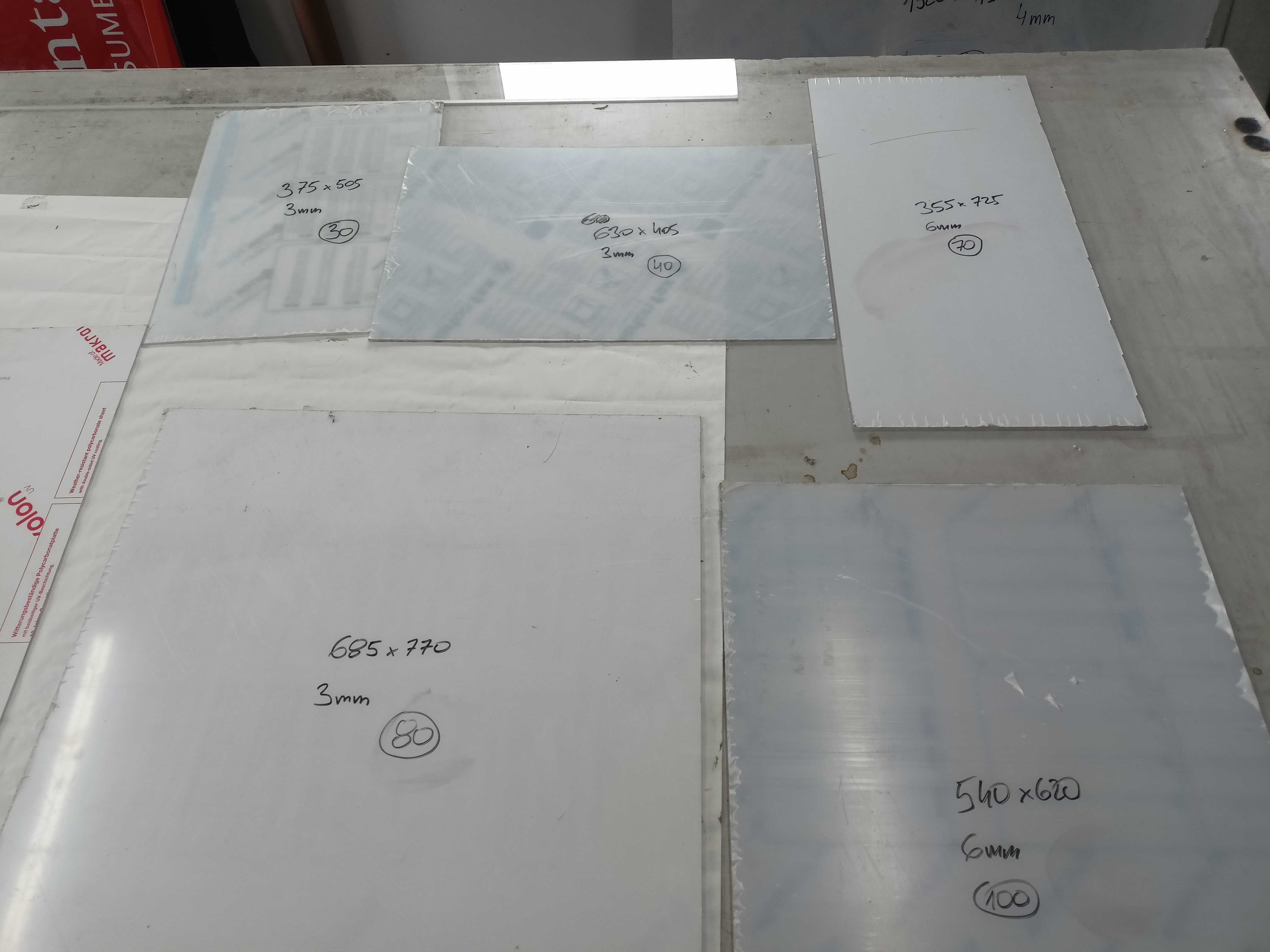 Poliwęglan 5mm Pleksi bezbarwna przeźroczysta 215x60 TANIEJ 50%
