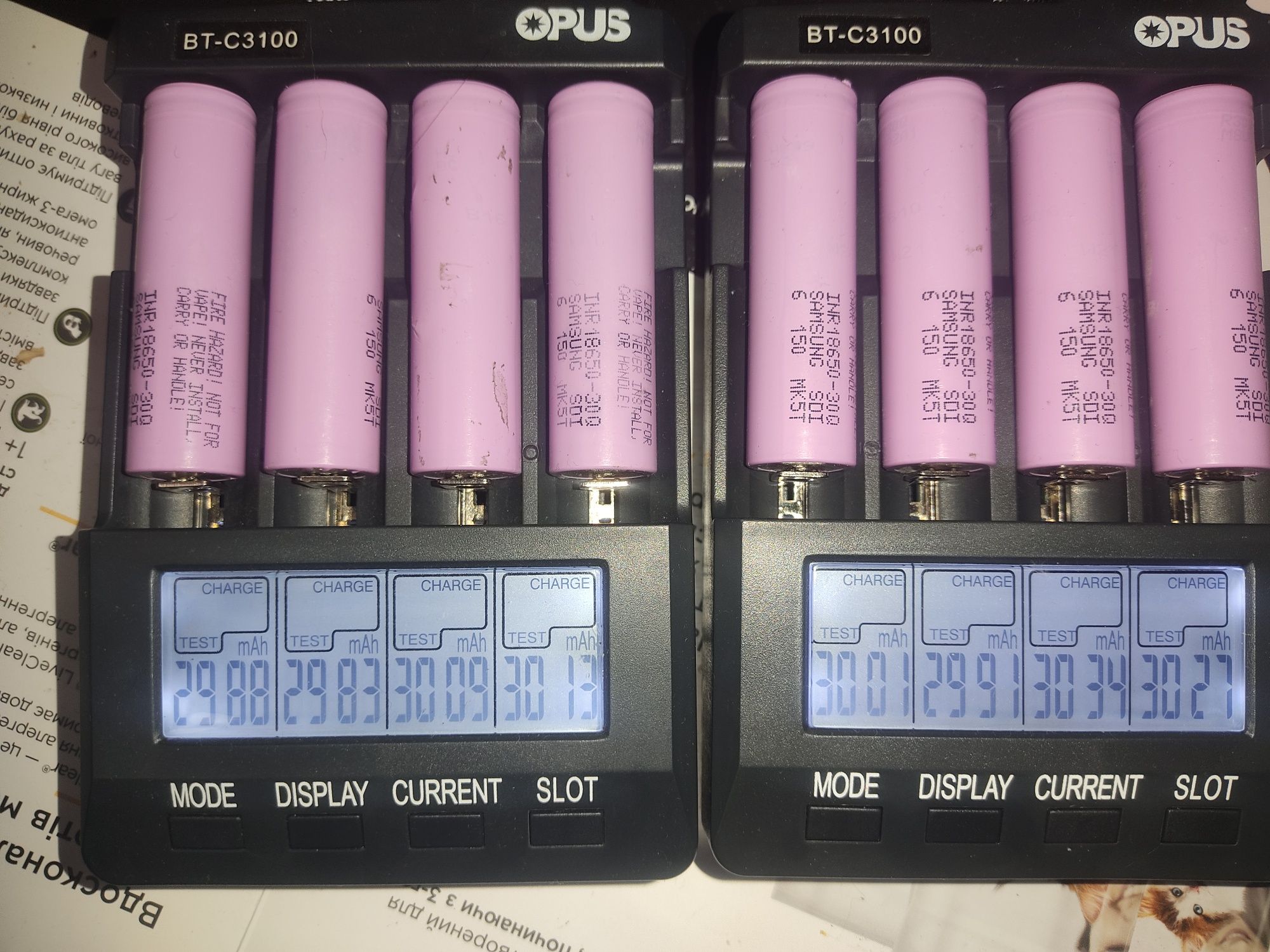 Акумулятори 18650, Samsung 25r, 35e, 30q, 40t, eve 25p,  mj1, 21700