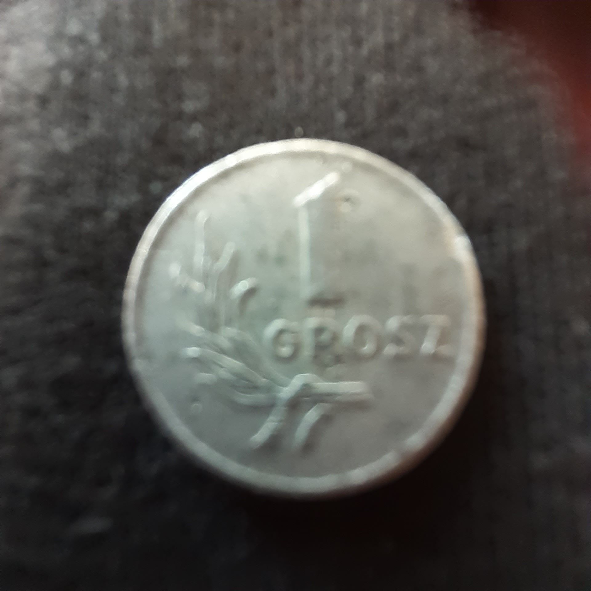 Sprzedam monetę    1gr   z   1949roku    bez  znaku mennicy.