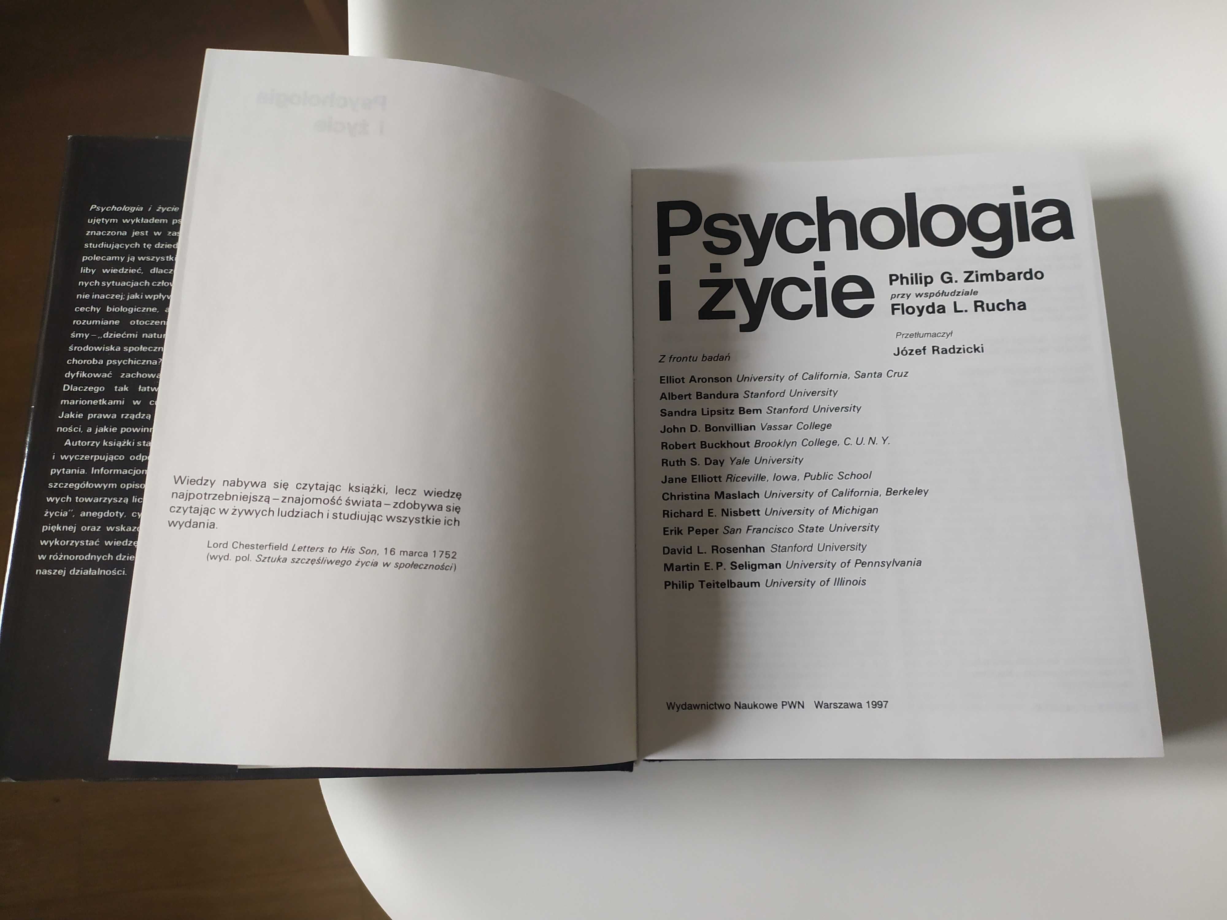 Psychologia i życie Philip G. Zimbardo Floyd L. Ruch. Nowa