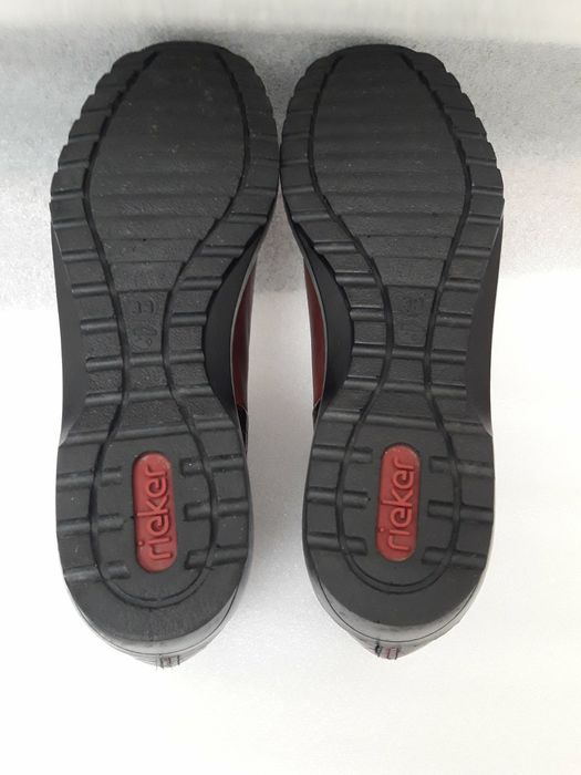 Rieker шкіряні м'які утеплені черевики 39 р