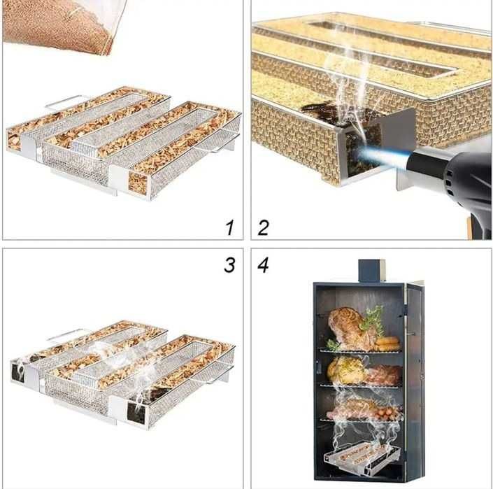 Щепа опилки Тирса Тырса мульча для копчения гриле копчення коптильні