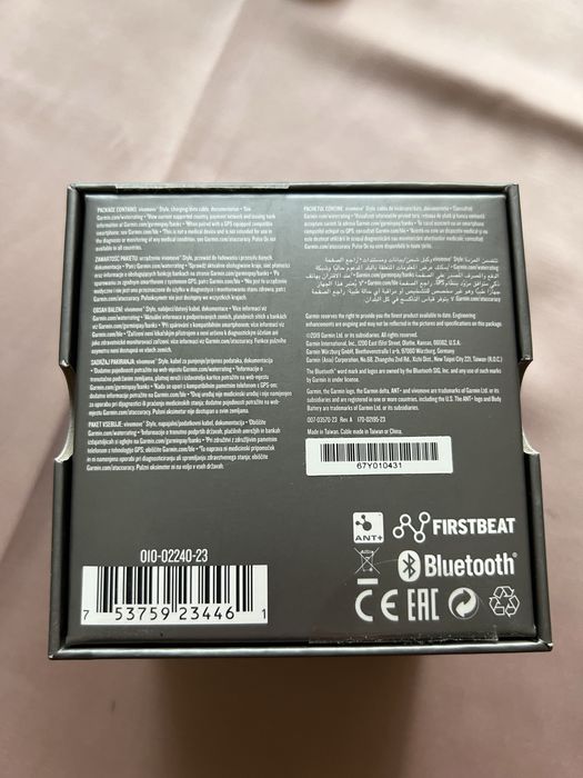 Garmin Vivomove Style – Czarny z Grafitowym Paskiem