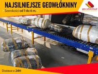 NAJSILNIEJSZA Geowłóknina Geowłókniny PP Polipropylen do 6m 200 400
