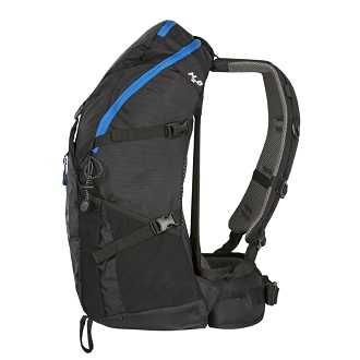 Plecak turystyczny Husky SALMON 30l wygodny, wentylowane plecy, czarny