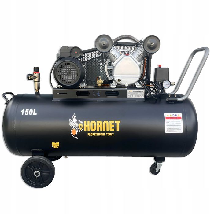 12 BAR Kompresor olejowy sprężarka powietrza 150l 230V 570l/min 4,7kM