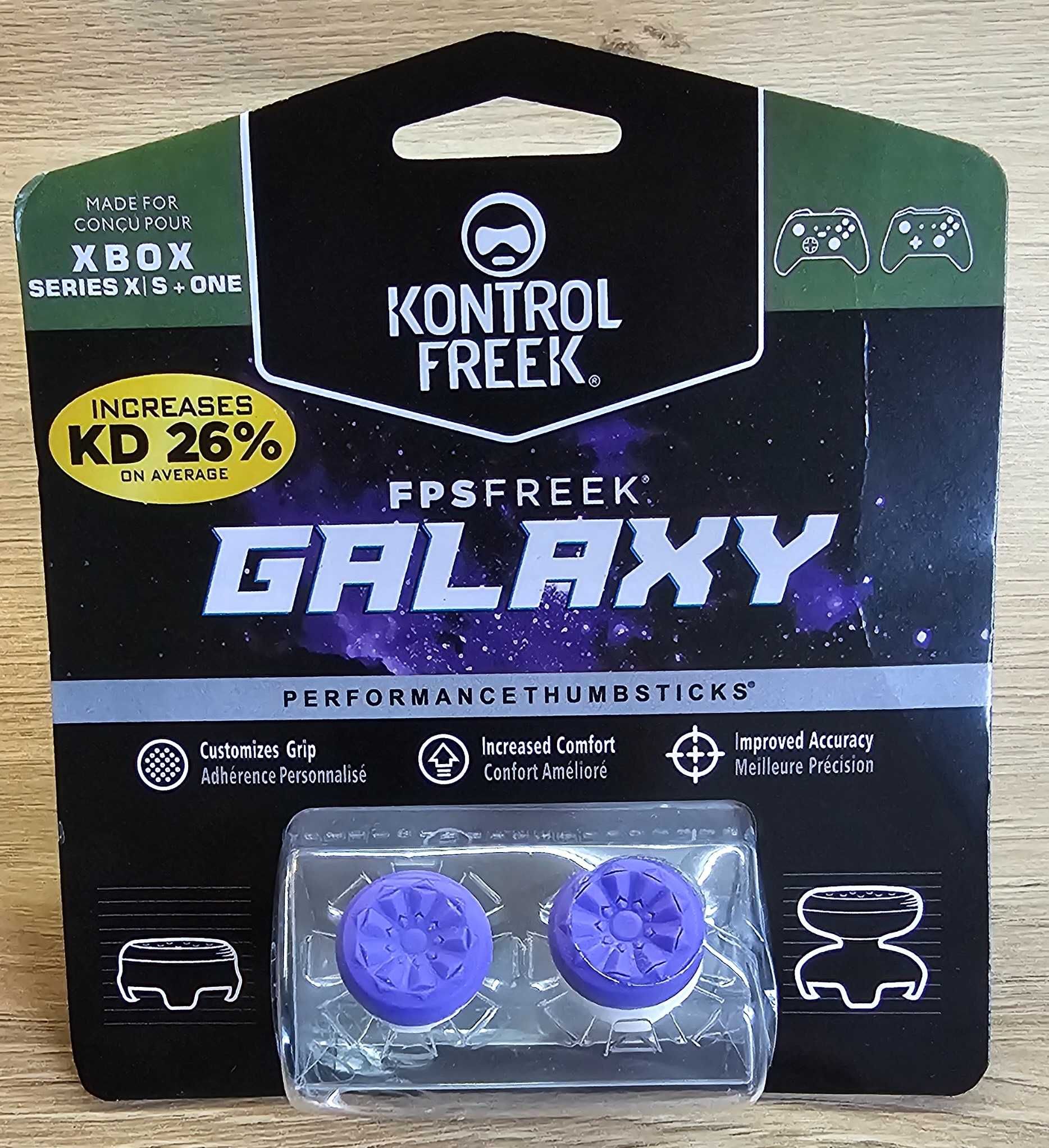 KontrolFreek nakładki kontroler pad Xbox | FPS Freek Galaxy Purple