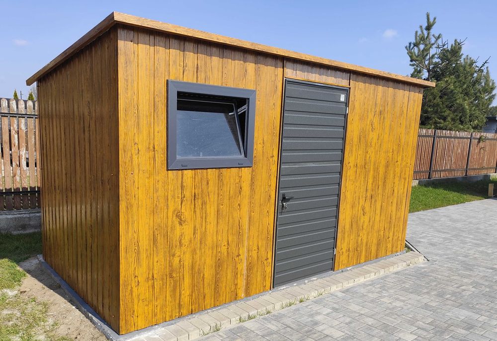 Domek Narzędziowy 4x2 Drewnopodobny