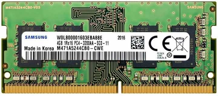Пам'ять Samsung 4 GB SO-DIMM DDR4 3200 MHz M471A5244CB0-CWE