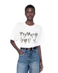 Футболка Anine Bing Cade Hearts T-shirt White