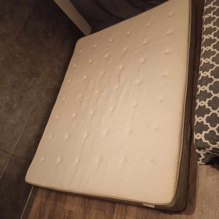 Ikea HESSENG Materac sprężynowy twardy 160x200 +materac IKEA Tromsdale