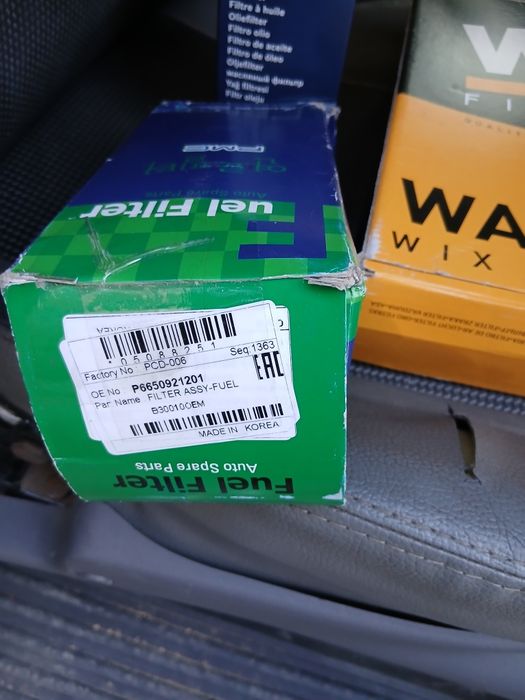 Комплект фільтрів Sang Yong