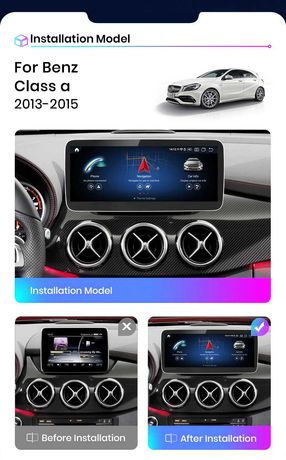 Radio Android 10 Mercedes W176 / GLA X156 / CLA C117