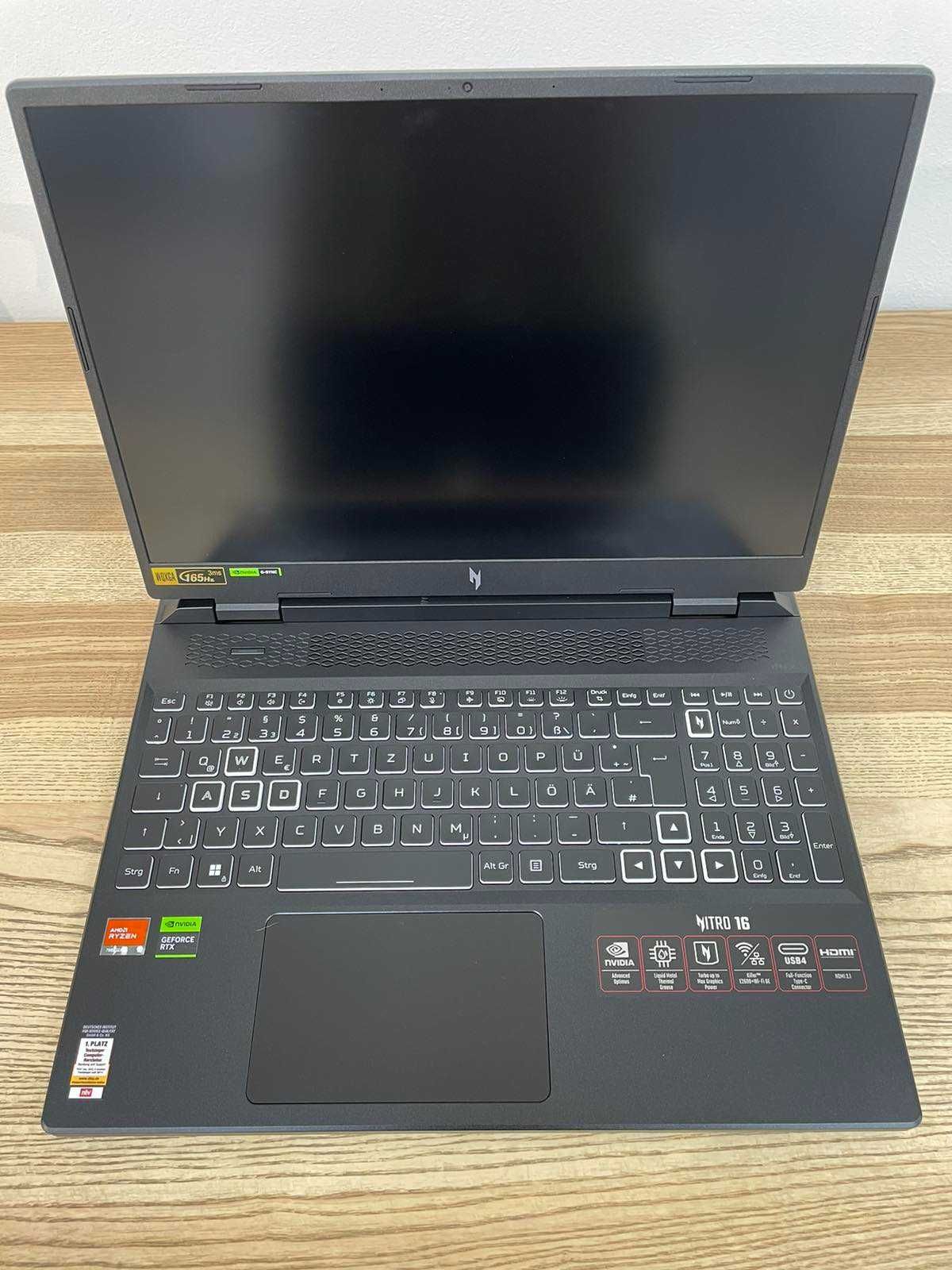 Ігровий Ноутбук Acer Nitro 16 RTX 4070/R9 7940HS/32GB/1TB WIn. 11