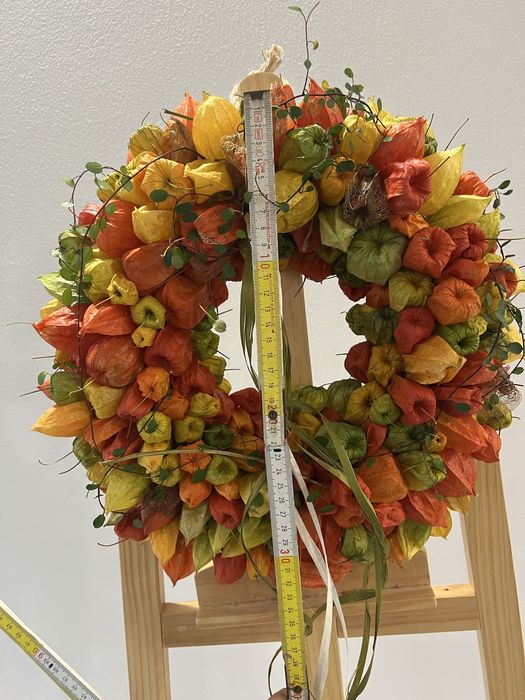 Wianek jesienny naturalny z miechunki