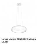 Lampa wisząca rondo led Milagro ML 319