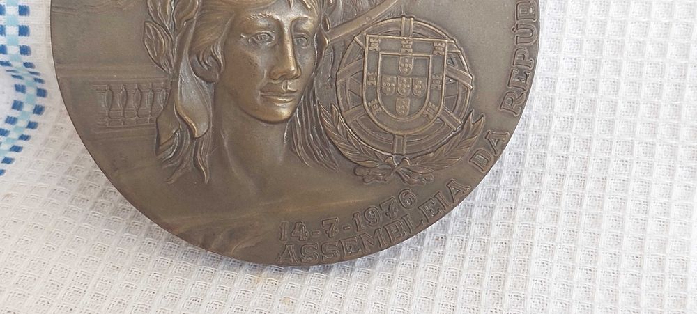 Medalha bronze de Vasco Berardo, 1ª eleição presidencial Ramalho Eanes