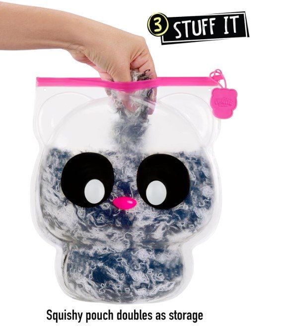 Fluffie stuffiez м'яка іграшка антистрес пухнастий сюрприз панда