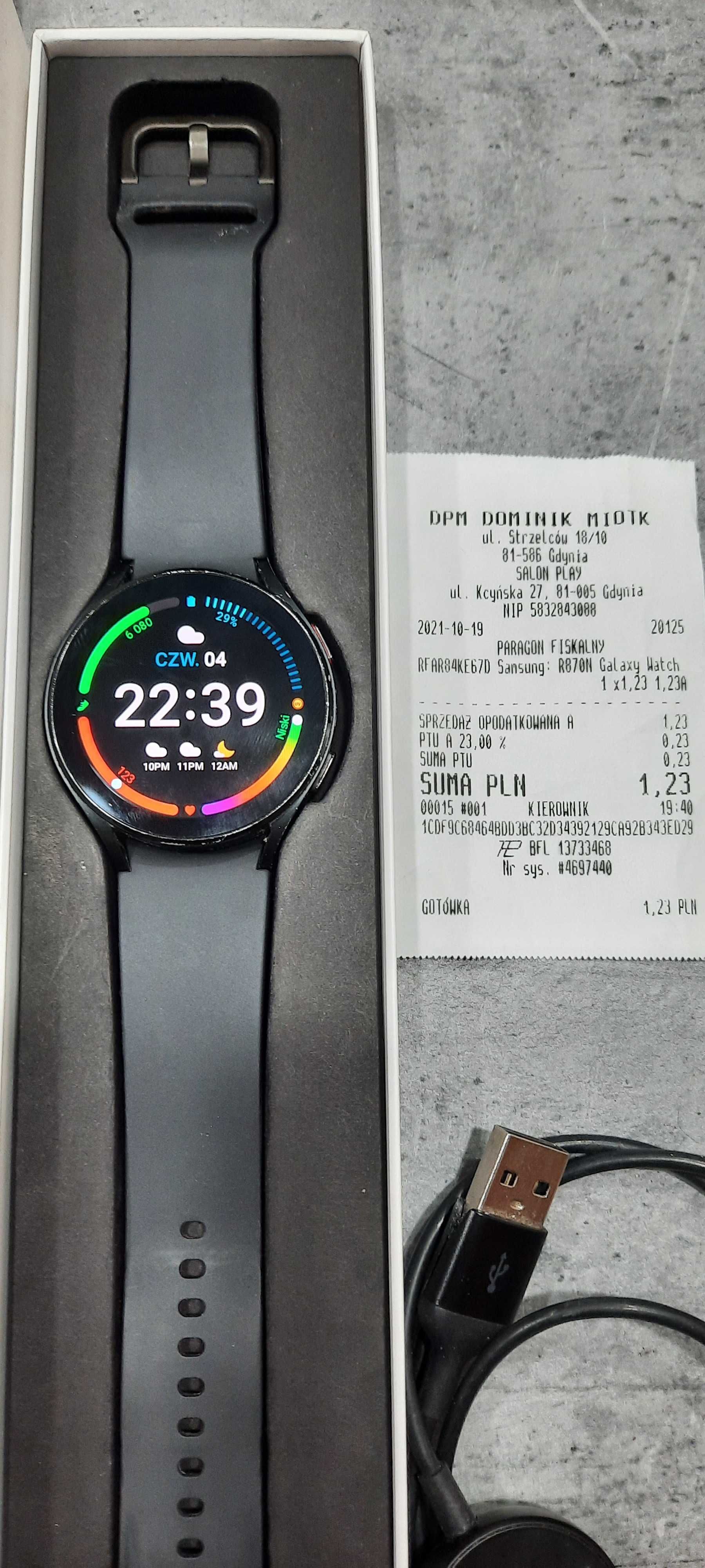 Samsung watch 4, 44mm, SM-R870, Bluetooth, GPS, Wi-Fi,  bez LTE