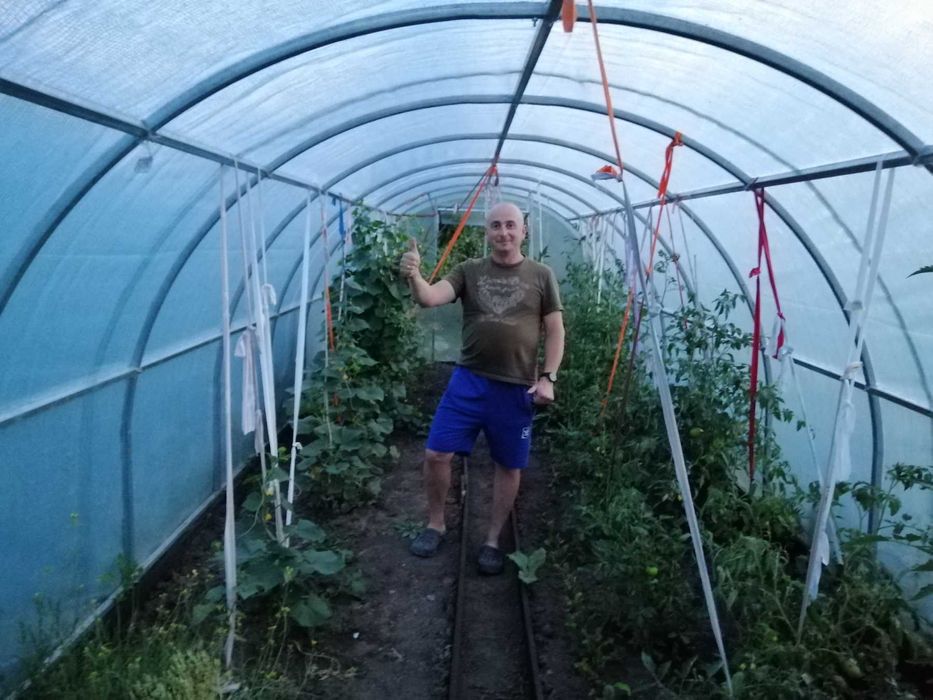 Теплиці під плівку та полікарбонат із труби 30*30мм, монтаж "під ключ"