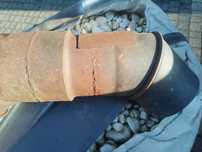 Kolano kominowe regulowane z redukcją 200mm 180mm
