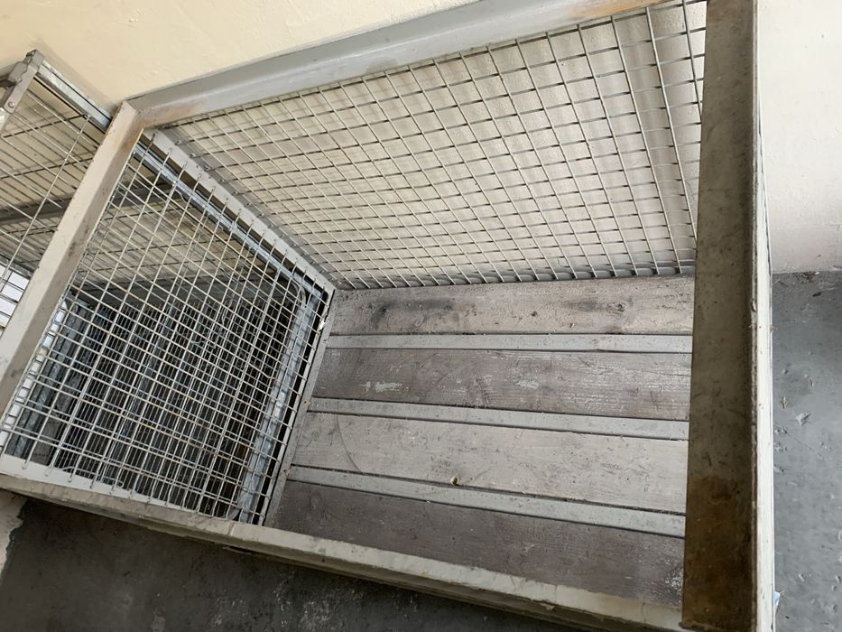 Kosz kosze metalowy paletowy gitterbox nadstawka paletowa