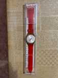Relógio Swatch Quartz Swiss Made - vermelho