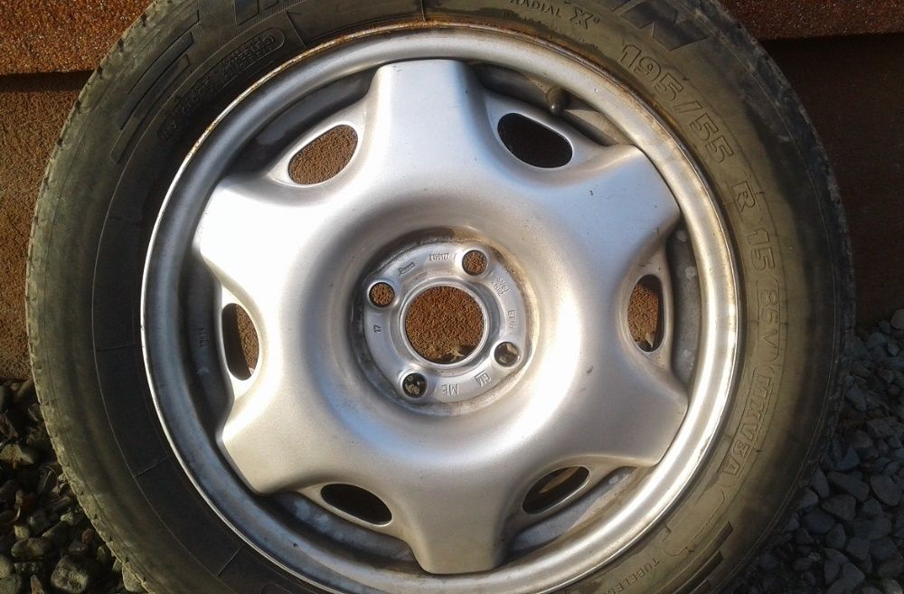 Zapas Tigra 15 Koło Zapsowe Dojazdowe Dojazdówka 4x100 ET46 Michelin