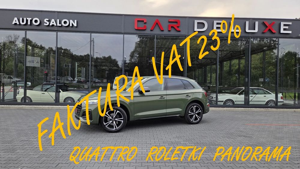 Audi Q5 FV 23% / QUATTRO / S-LINE / MATRIX BEAM / ROLETKI / Panorama / Alu 20