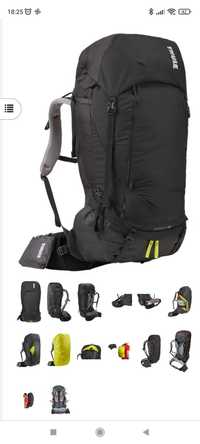 Plecak trekkingowy Thule Guidepost 65L - obsidian