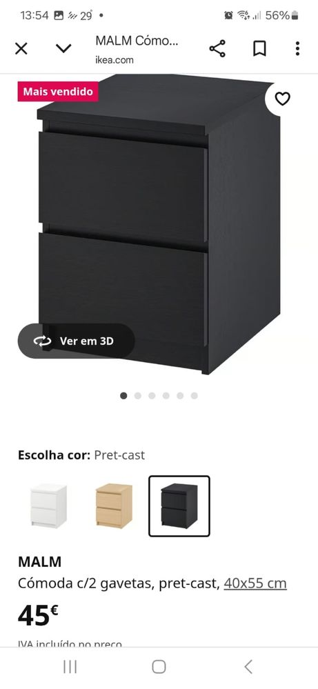 4 mesas de cabeceira ikea