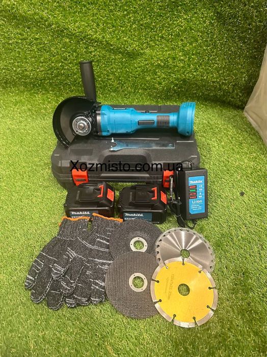 Акумуляторна болгарка Makita DGA554 48V 6Ah  в поларунок 4 диска