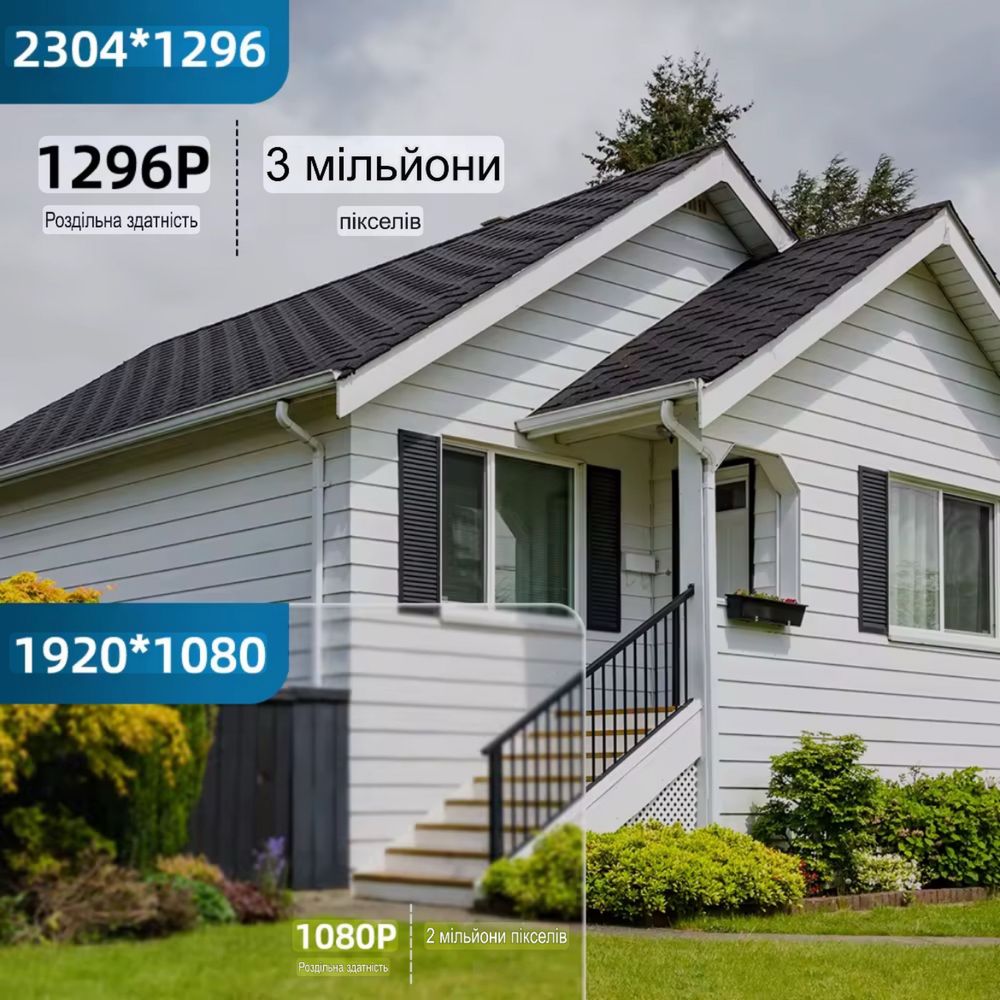 Умный Wi‑Fi дверной глазок с видеокамерой 3MP, 170°, iCSEE Видеоглазок