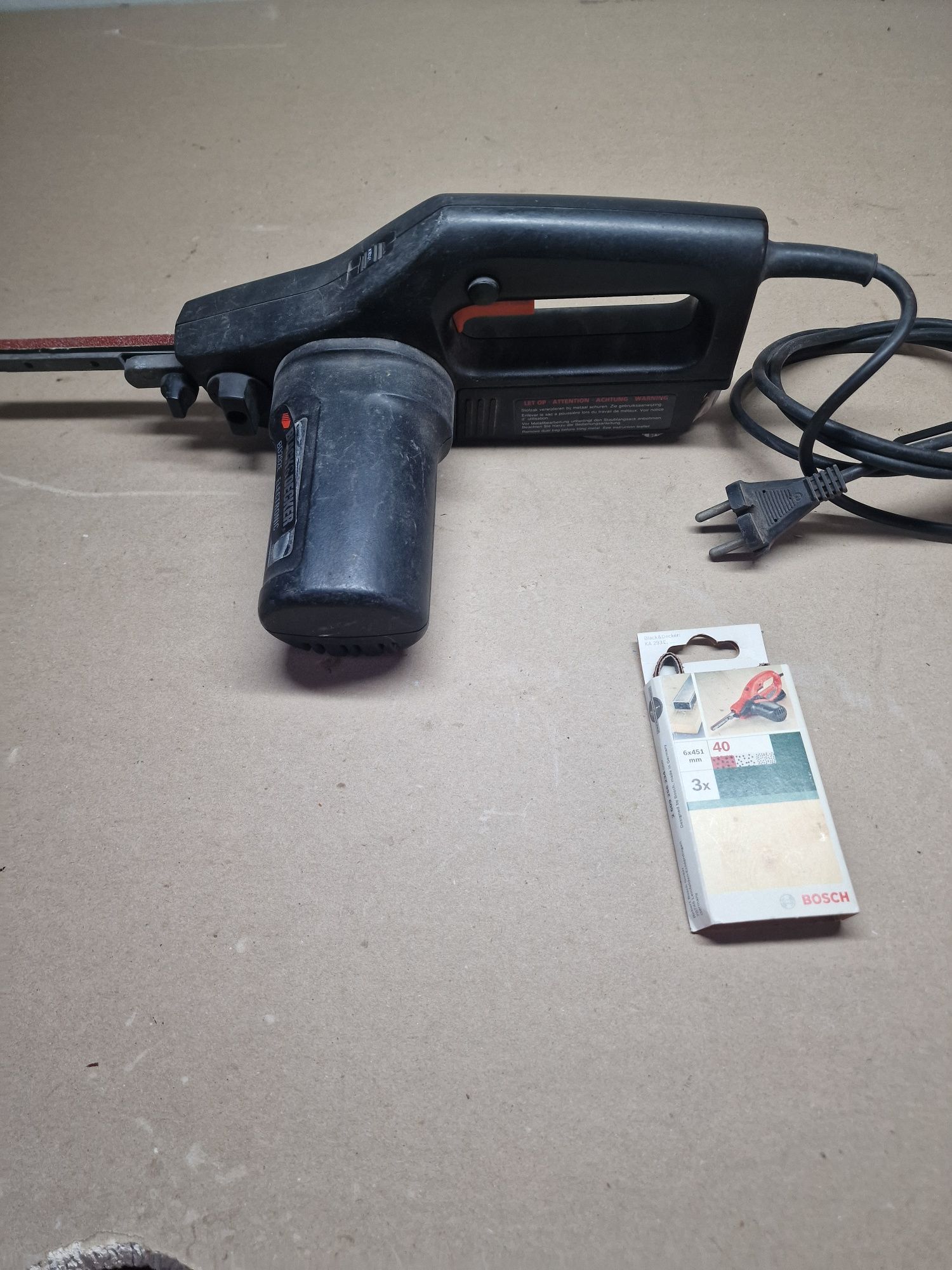 Black decker bd292e szlifierka taśmowa
