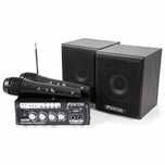 Zestaw do karaoke Wzmacniacz Fenton AV380BT 80W 2x MIKROFON 2x KOLUMNA