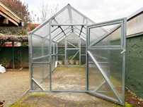Szklarnia Domek 2,5x4 2,5x6 2,5x8 Poliwęglan 4/6 Mocne profile Stalowe