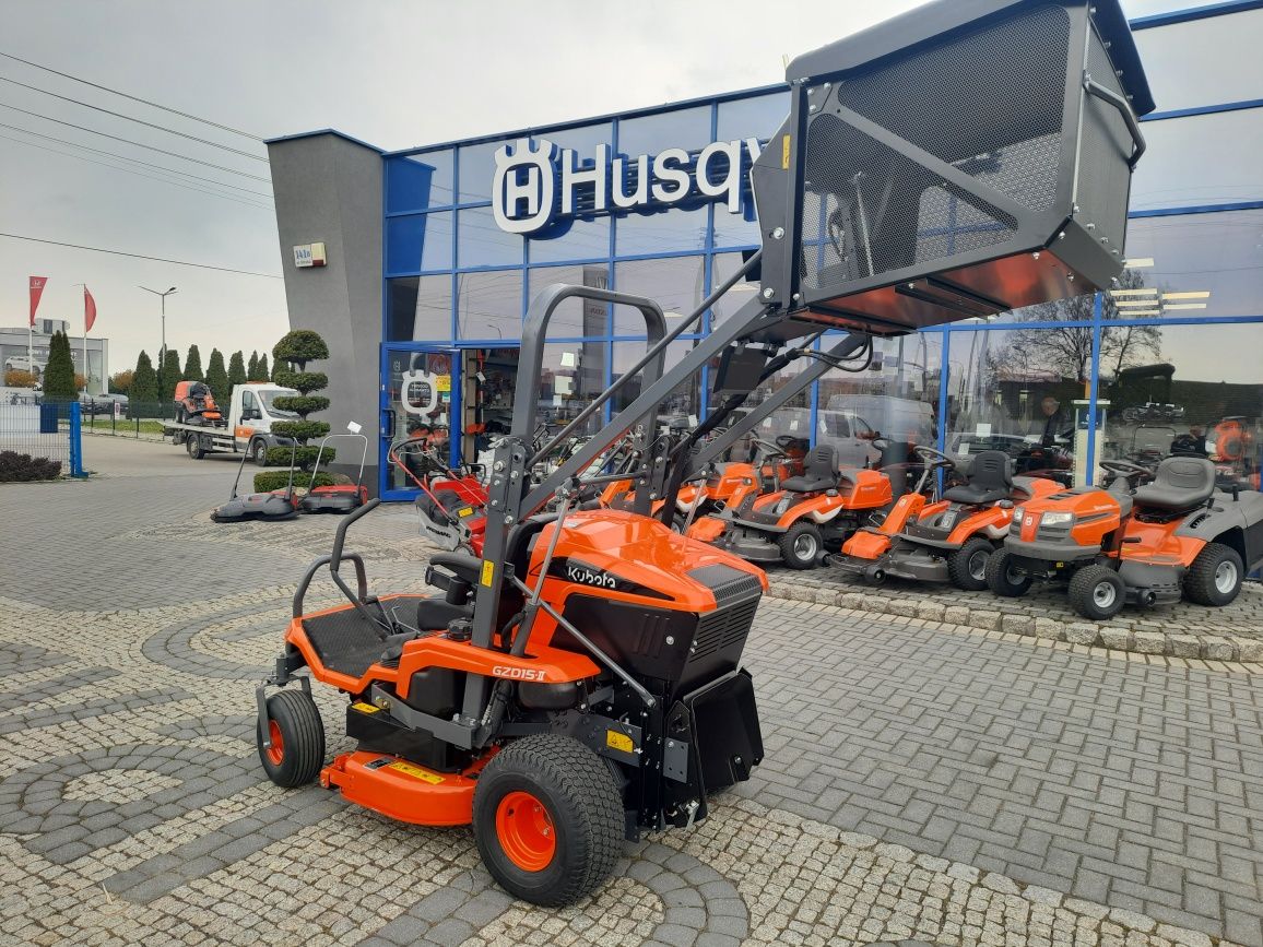 KUBOTA GZD15-IIHD Kosiarka, Promocja RATY 0%, kosz górny wysyp