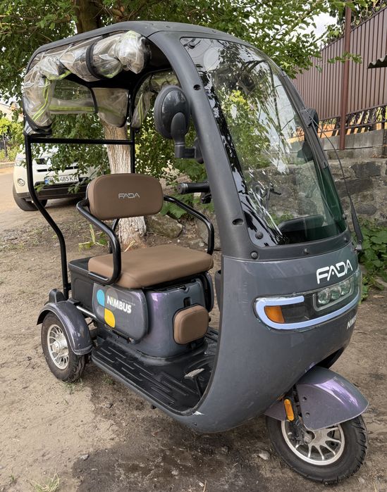 электротрайк FADA Nimbus, электроскутер трехколесный