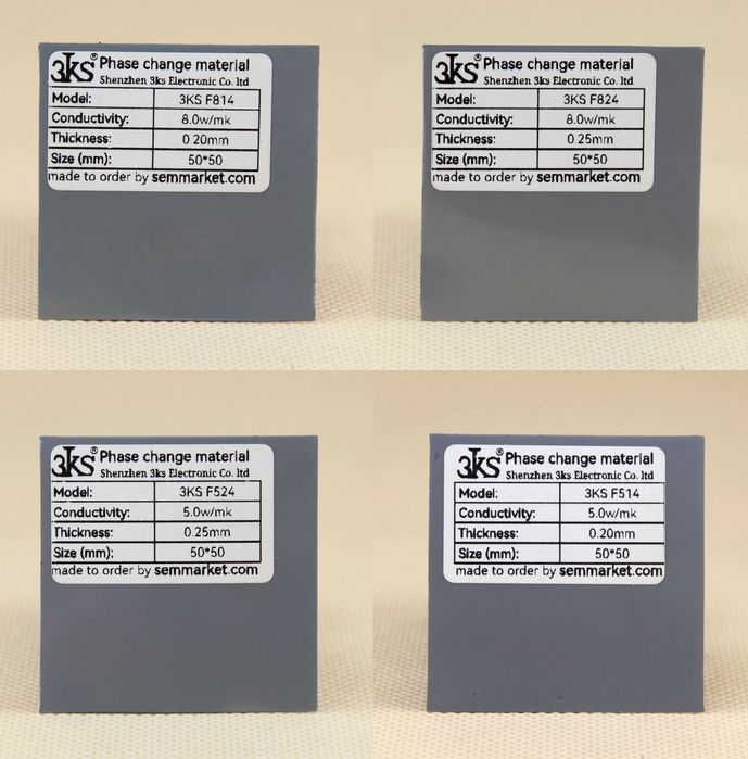 Термопрокладка з фазовим переходом Honeywell PTM7950 3KS 5–8,5 Вт/м·К