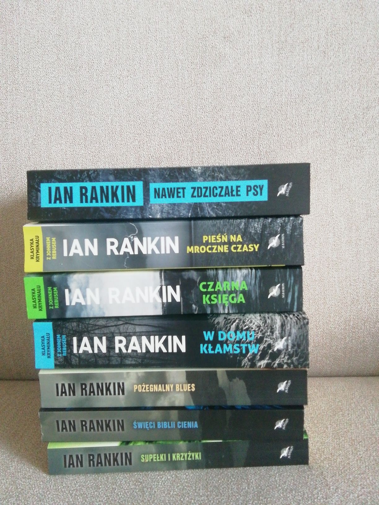 Ian Rankin, 7 książek z inspektorem Rebusem,