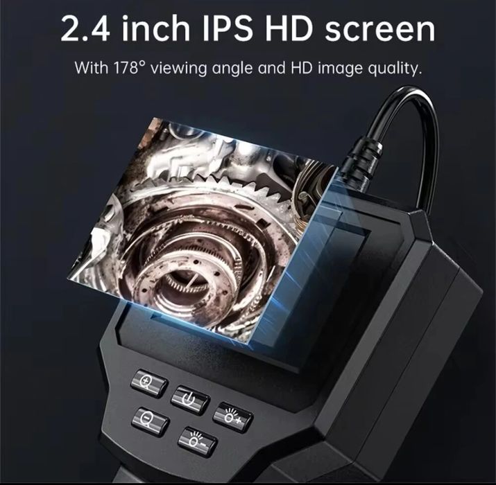 Câmara boroscópio Endoscópia com monitor HD 8mm IP68 cabo 5M *Novo*
